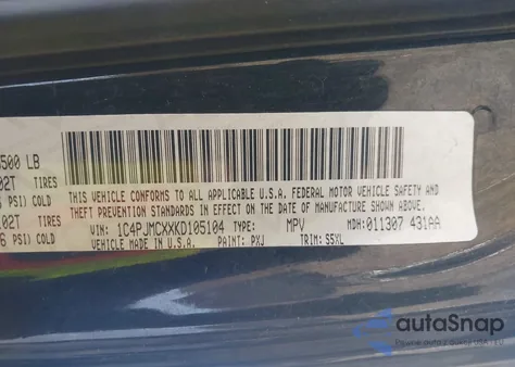 2019 Jeep Cherokee Latitude 4X4 z USA, uszkodzony, nr VIN 1C4PJMCXXKD105104